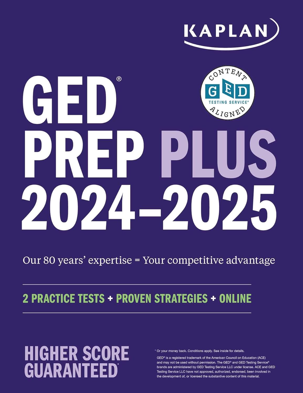  GED Test Prep Plus 2024-2025: Includes 2 Full Length Practice Tests, 1000+ Practice Questions, and 60+ Online Videos